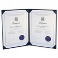 Deluxe Saver Certificate Covers w/ 8 Ribbon Corners (8 1/2"x11")